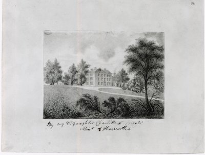 De Roe Head School, ca. 1831-32 door Charlotte Bronte