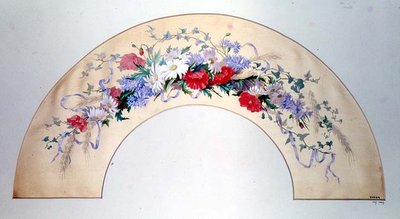 Ontwerp voor een waaier door Charlotte James