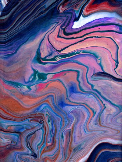 Acryl Gieten, 2020 door Charlotte Orr