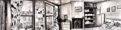 Slaapkamer Panorama door Charlotte Orr