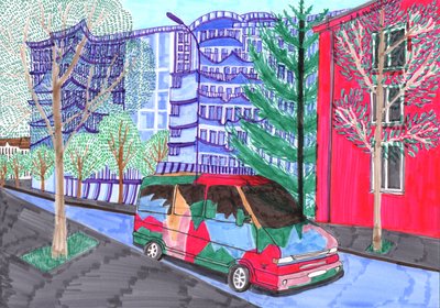 Koloniestraße, Bruiloft door Charlotte Orr