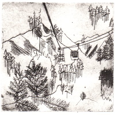 Mayrhofen bergen door Charlotte Orr