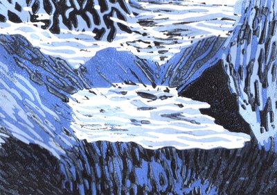 Mistig landschap, 2021 door Charlotte Orr