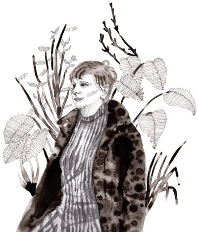 Zelfportret, 2020 door Charlotte Orr