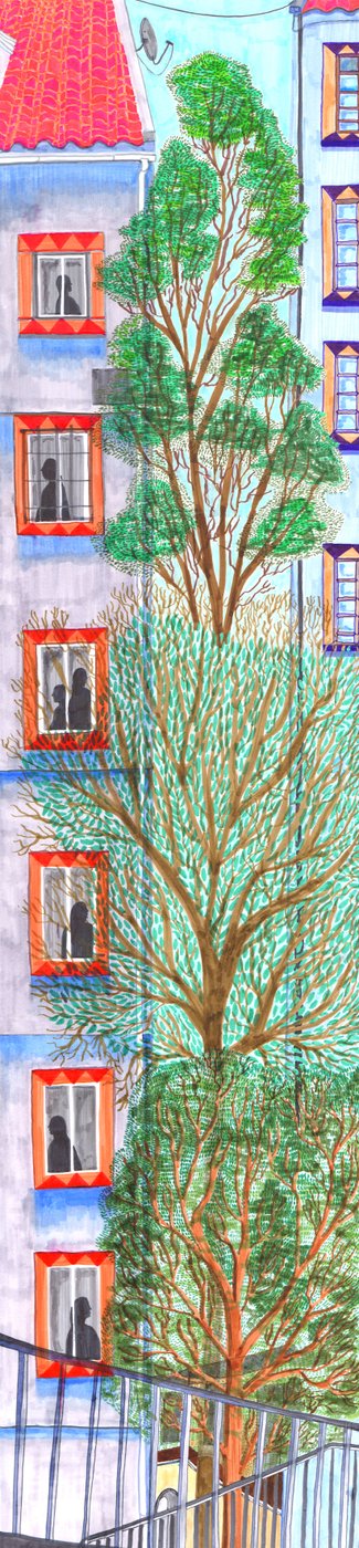 Drie bomen door Charlotte Orr