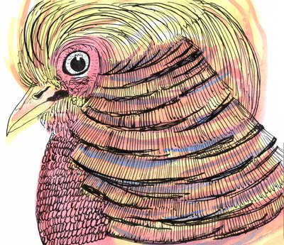Tropische vogel, 2018 door Charlotte Orr