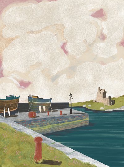 Historische Castle Harbor door Charlotte Trudgett