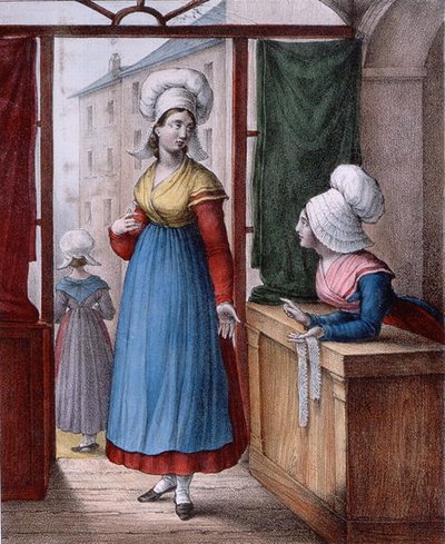 Vrouwen van de stad Avranches, Normandië, plaat uit 