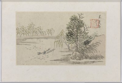 Landschap door Cheng Men