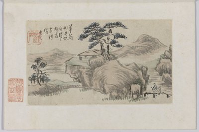 Landschap door Cheng Men