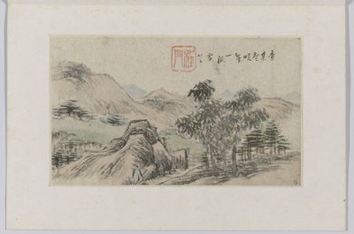 Landschap door Cheng Men