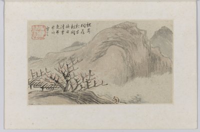 Landschap door Cheng Men