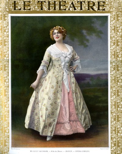 Lucy Vauthrin in de rol in Manon door Cheri Rousseau