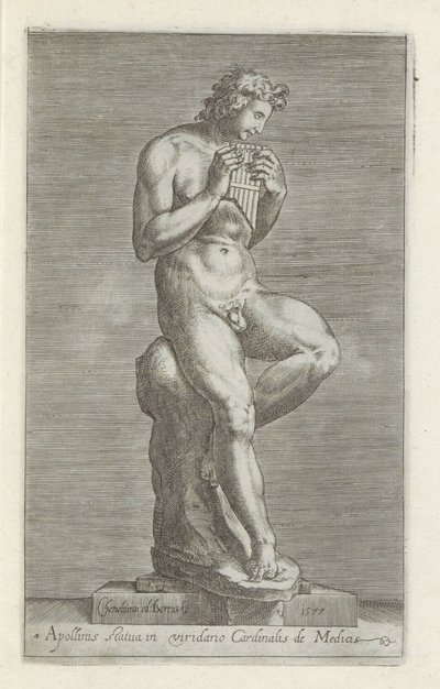 Sculptuur van Apollo door Cherubino Alberti