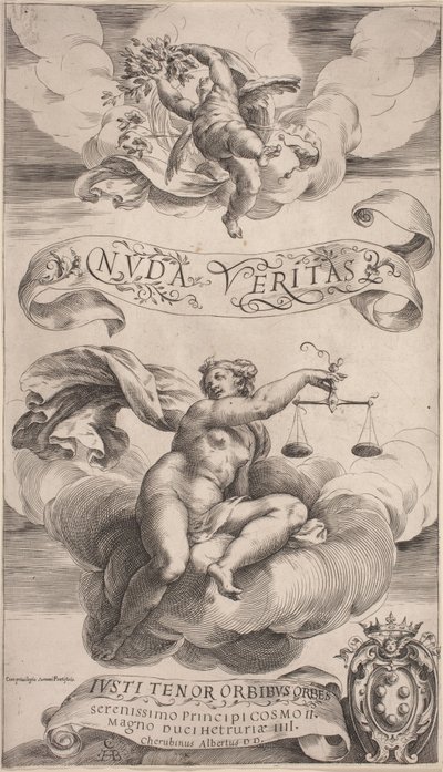 Waarheid en gerechtigheid door Cherubino Alberti