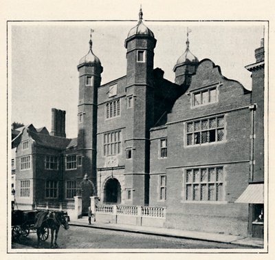 Aartsbisschop Abbots Hospital, Guildford, 1903 door Chester Vaughan