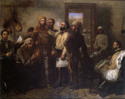Thomas Henry Kavanagh VC (1821-82) vermomd als een inheemse tijdens de Indiase opstand bij het beleg van Lucknow, 9 november 1857, ca. 1860 door Chevalier Louis William Desanges