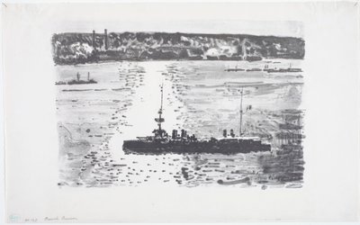 Franse Kruiser door Childe Frederick Hassam