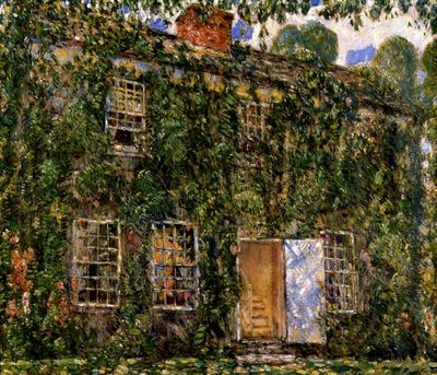 Home Cottage, East Hampton, c.1916 door Childe Frederick Hassam