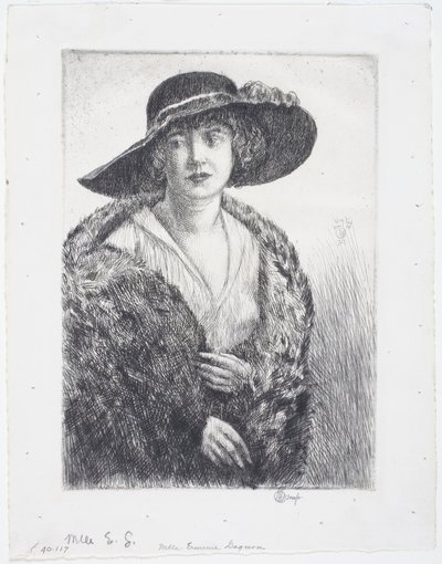 Juffrouw Erminie Gagnon door Childe Frederick Hassam