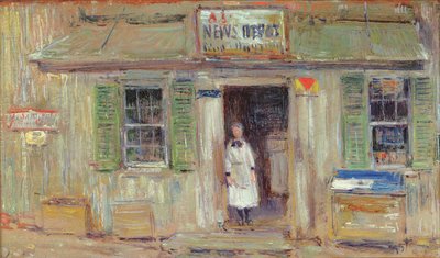 Krantendepot, Cos Cob door Childe Frederick Hassam