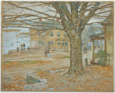 November, Cos Cob door Childe Frederick Hassam