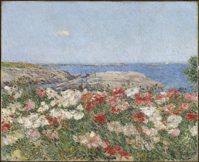 Klaprozen op de Eilanden van Shoals door Childe Frederick Hassam