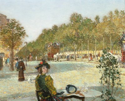 Septemberzonlicht, Parijs door Childe Frederick Hassam