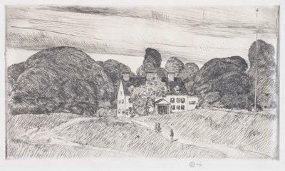 The Lion Gardiner Landgoed door Childe Frederick Hassam
