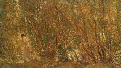 Onder de Elzen door Childe Frederick Hassam