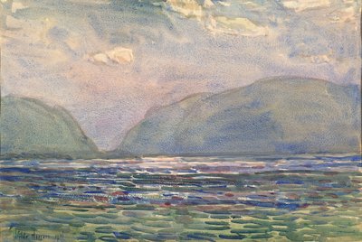 Middag boven Newburgh door Childe Hassam