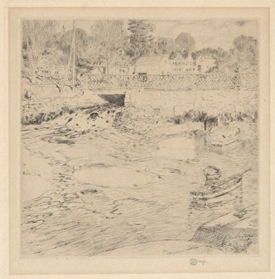Oude Kant door Childe Hassam