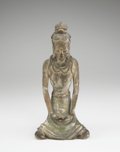 Beeld van een Bodhisattva door Chinese School