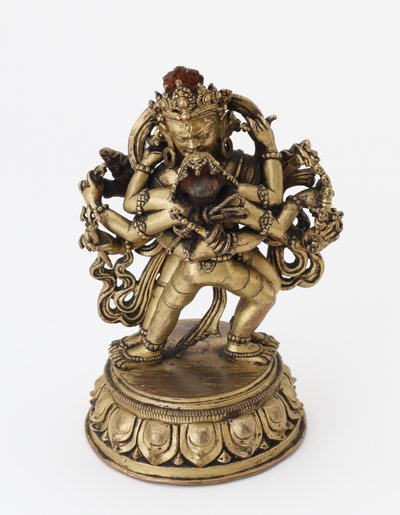 Vierarmige Chakrasamvara Vader-Moeder door Chinese School