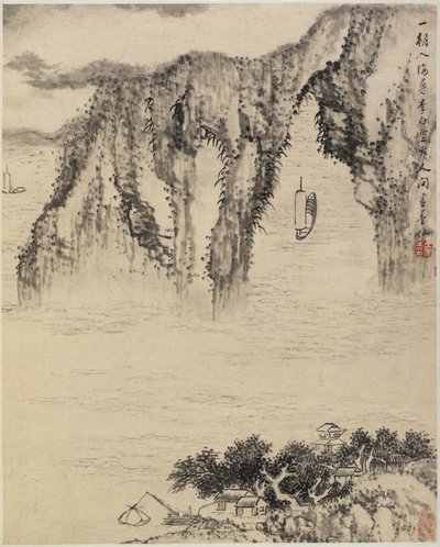 Landschap door Chinese School