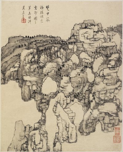 Landschap door Chinese School