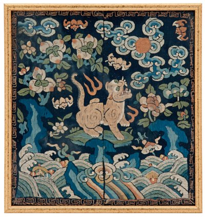 Militaire panter rangbadge door Chinese School