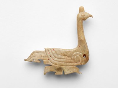 Hanger in de vorm van een watervogel, ca. 1050-950 v.Chr. door Chinese School