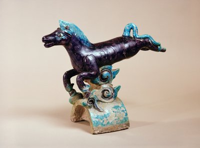 Nokpan met vliegend paard ontwerp, Ming door Chinese School