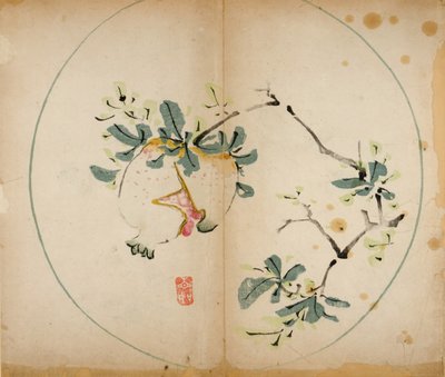 Tien Bamboe Studio Afdrukken, 1643 door Chinese School