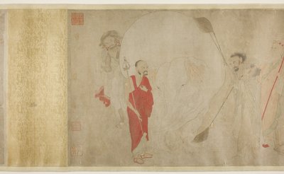 Het Wassen van de Witte Olifant, Ming-dynastie door Chinese School