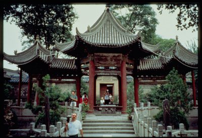 Grote Moskee, Xian, gesticht in 742 AD door Chinese School Chinese School