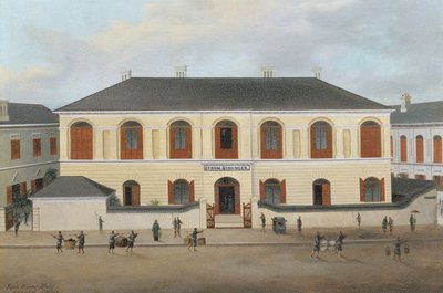 Het Huis van Byron Bininger (1826-1903), Shanghai, c.1870 door Chow Qua