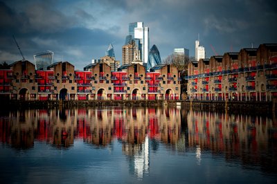Indrukwekkende weerspiegelingen van de Londense skyline door Chris Hamilton
