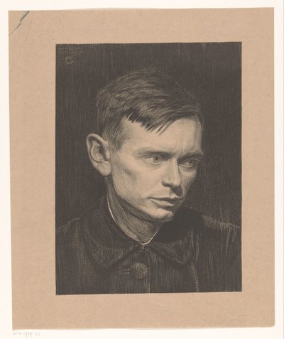 Portret van Jan Mankes door Chris Lebeau