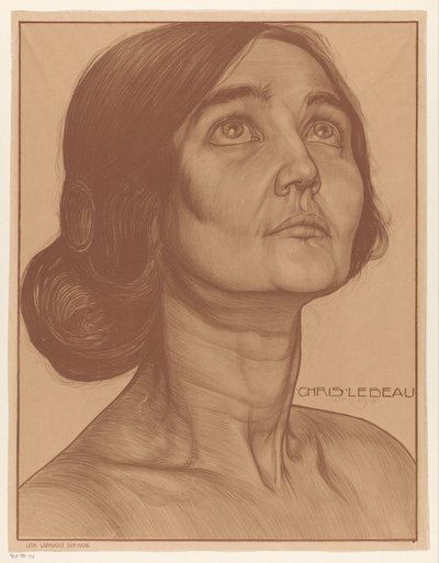 Portret van een vrouw door Chris Lebeau