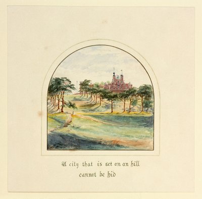 Een stad die op een heuvel ligt kan niet verborgen worden door Christabel Airy