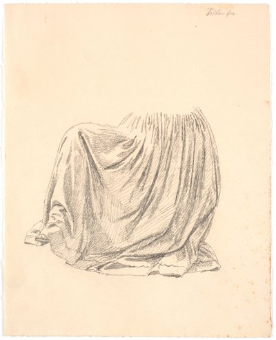 Draperiestudie door Christen Købke