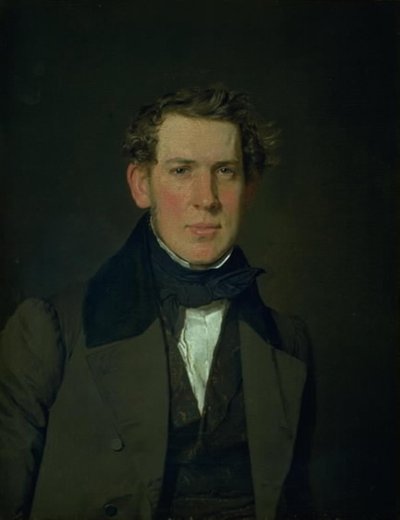Portret van Carl Adolf Feilberg door Christen Købke