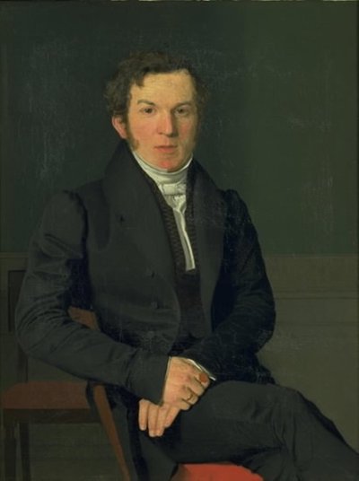 Portret van de neef van de kunstenaar, Michael Christian Petersen door Christen Købke